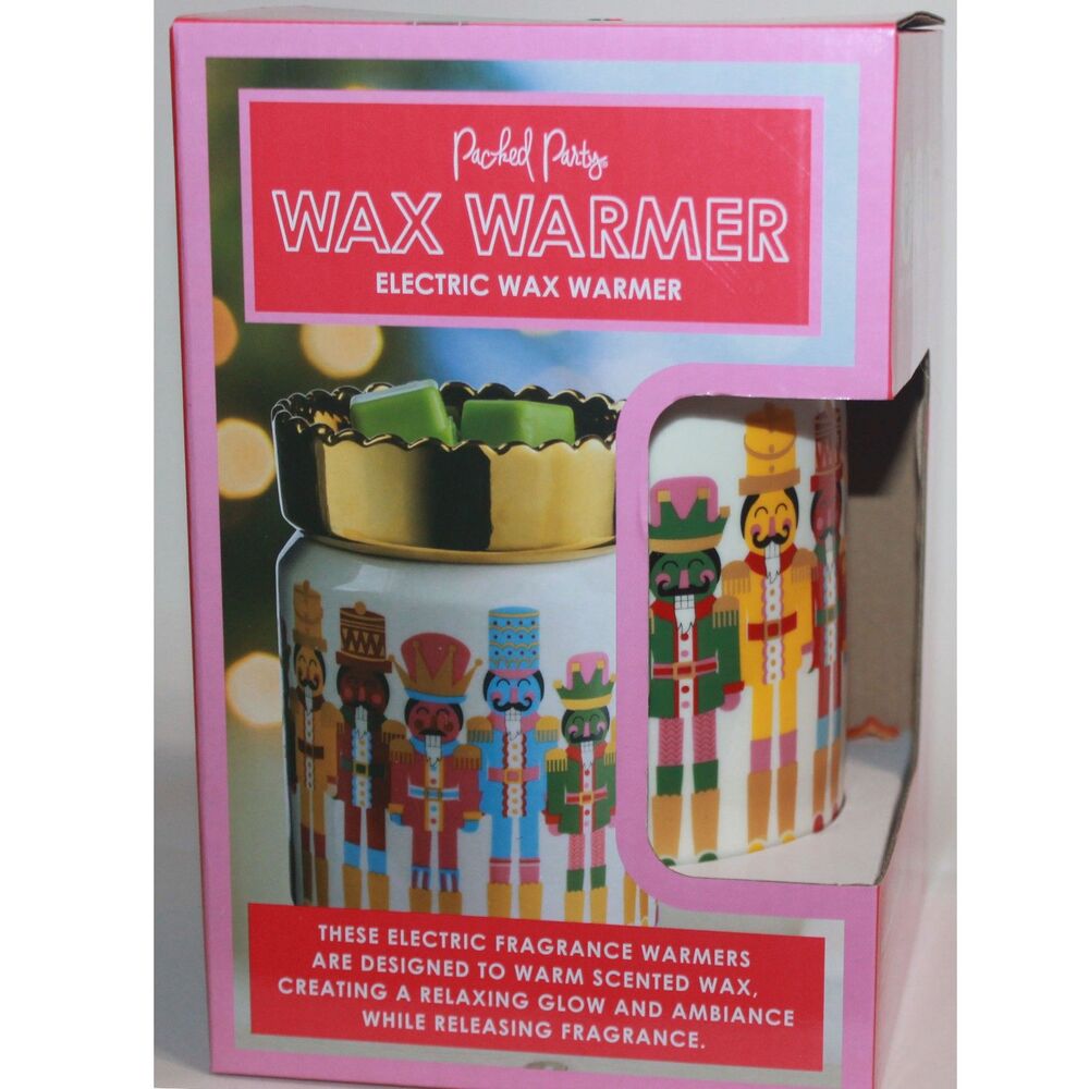 Packed Party Christmas Holiday Colorful Nutcrackers Electric Wax Warmer
